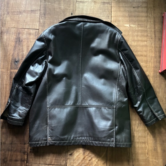 Danier Dark Brown Vintage Leather Jacket - Picture 2 of 16